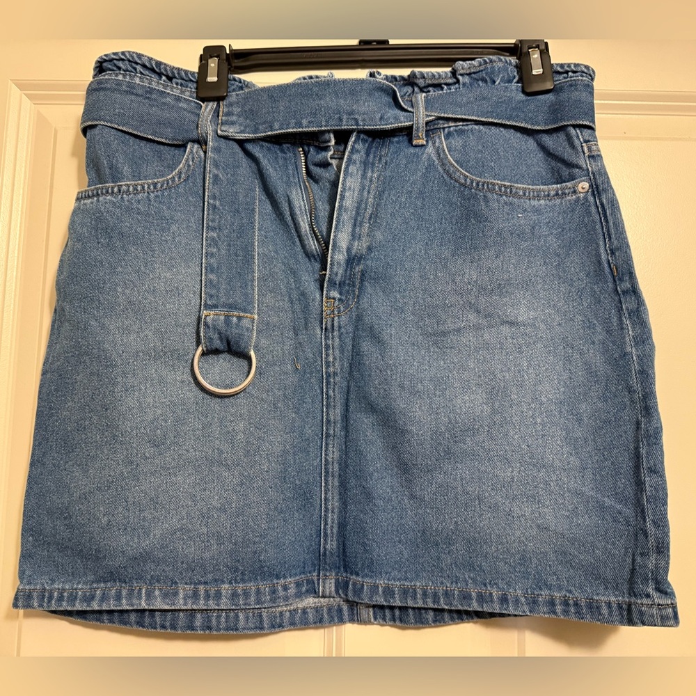 H&M Jean Skirt with Cute Buckle